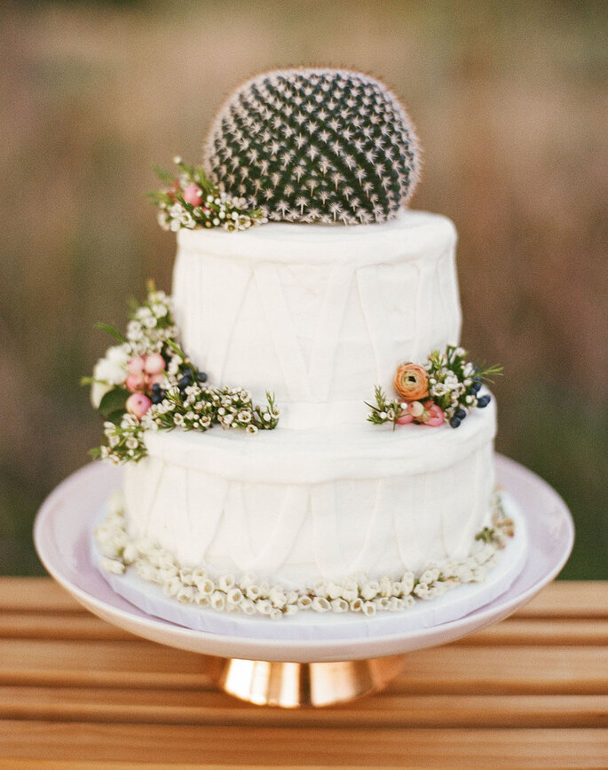 Inspiração para bolos de casamento diferentes e originais | Créditos: Aly Carroll Photography