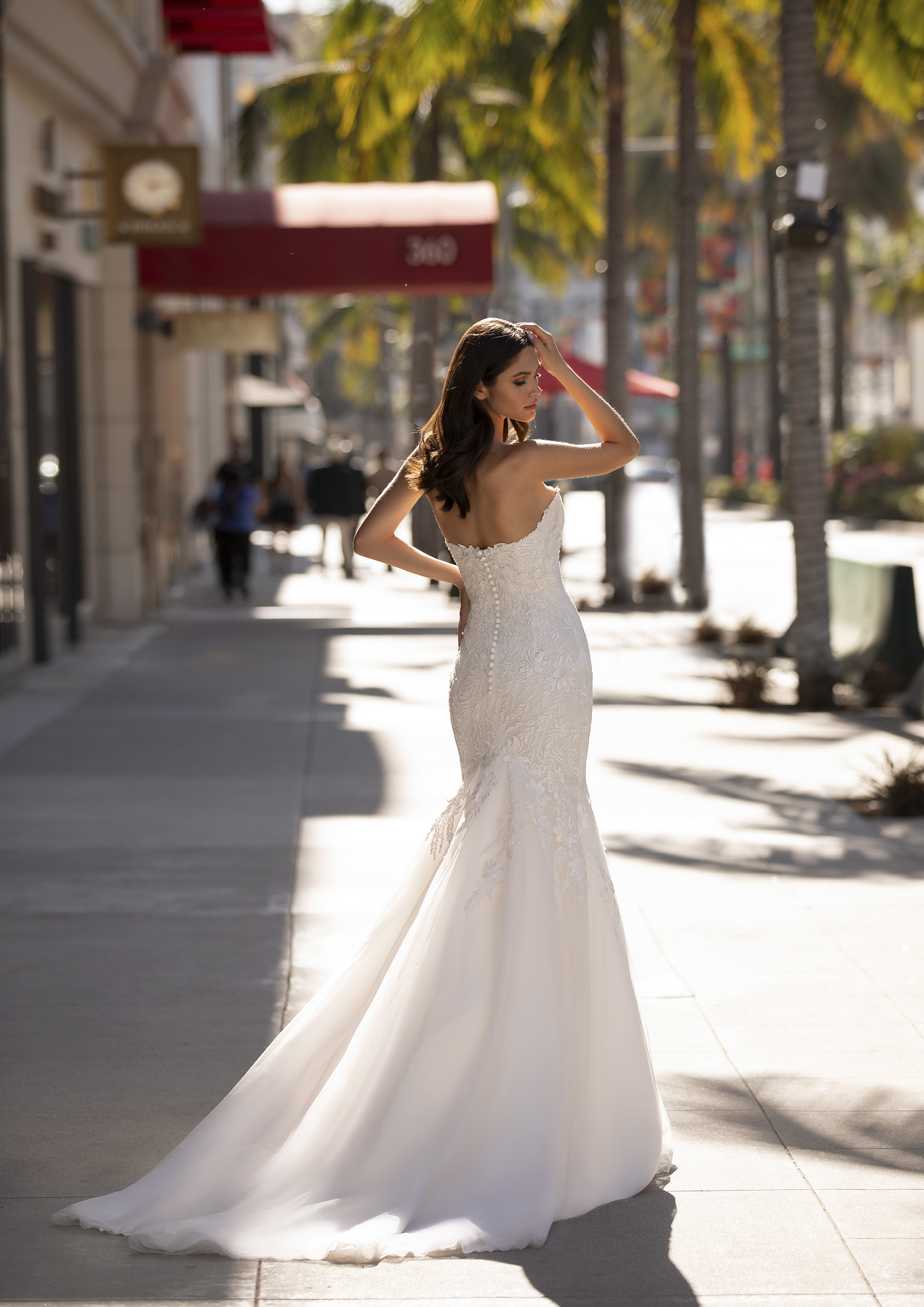 Vestido de noiva modelo Wood da coleção Pronovias 2021 Cruise Collection