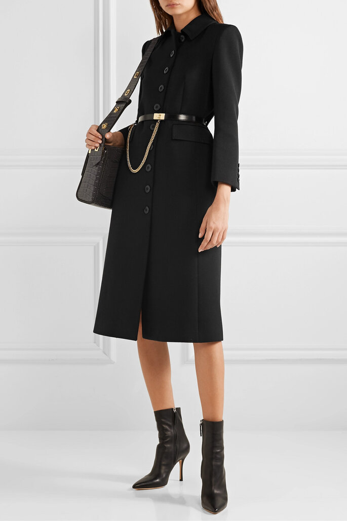 Casaco de lã Givenchy via Net-a-Porter
