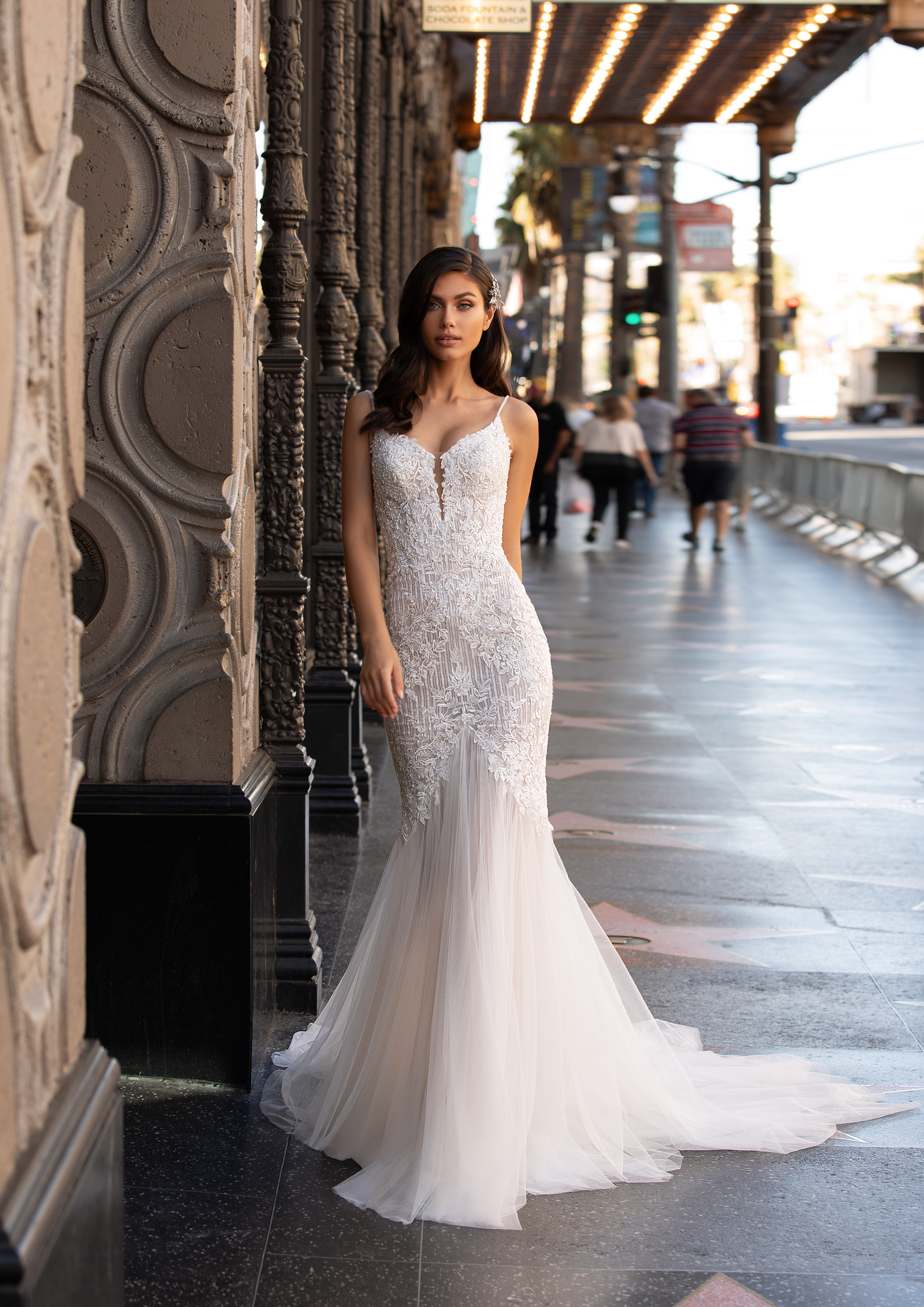 Vestido de noiva modelo Lockhart da coleção Pronovias 2021 Cruise Collection