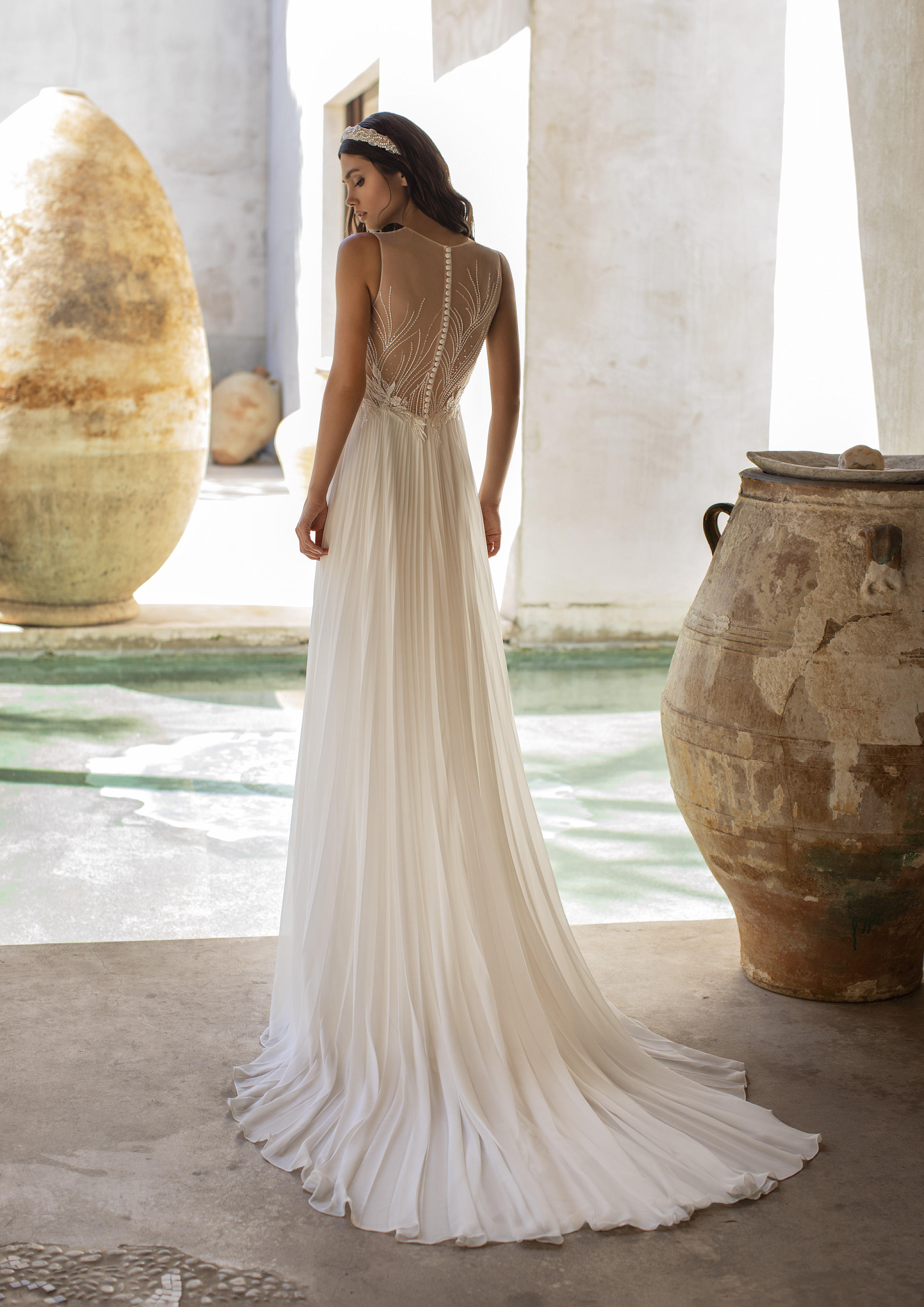 Vestido de noiva modelo Holliday da coleção Pronovias 2021 Cruise Collection