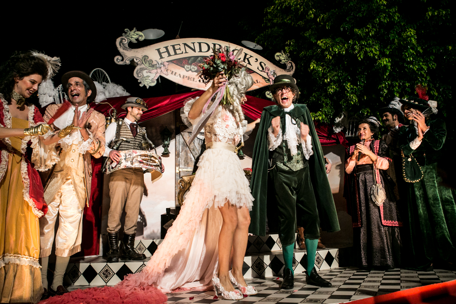 Hendrick’s Unusual Wedding de Lady Rose & Sir Pepino