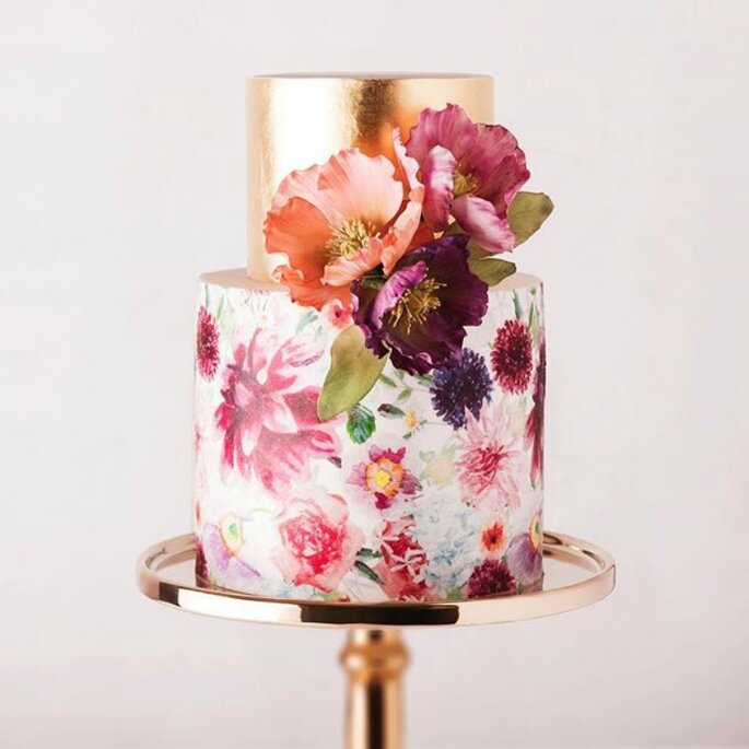 Inspiração para bolos de casamento originais que são verdadeiras obras de arte | Créditos: Cake ink Instagram