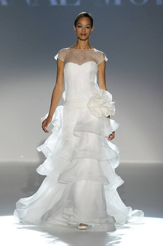 Vestido de noiva folhos - Cymbeline 2012