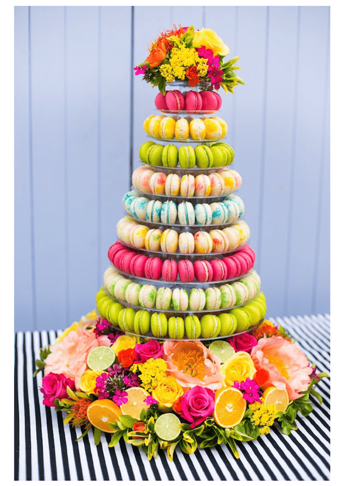 Macarons para el postre de tu boda - Foto Anneli Marinovich Photography