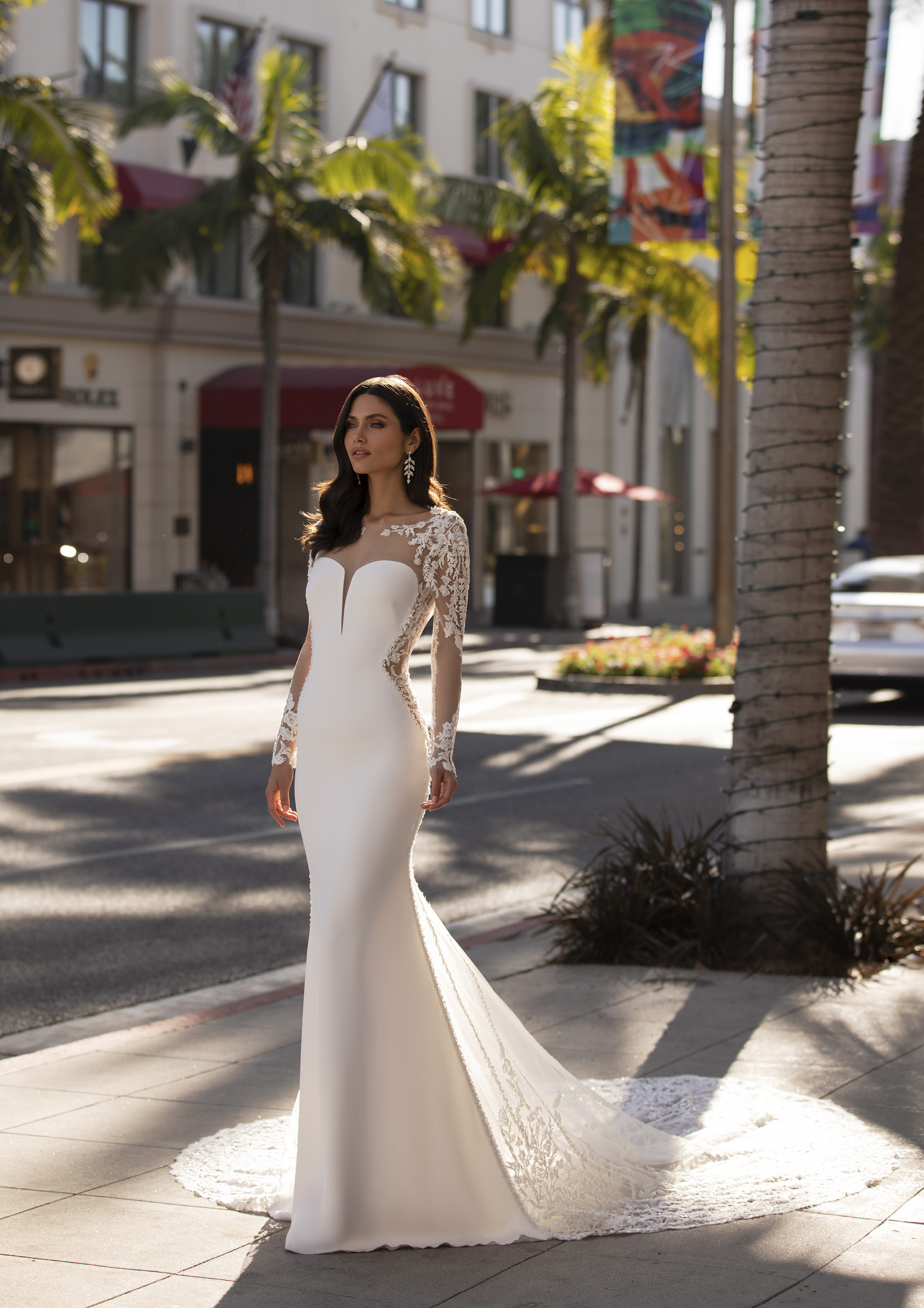 Vestido de noiva modelo Bacall da coleção Pronovias 2021 Cruise Collection