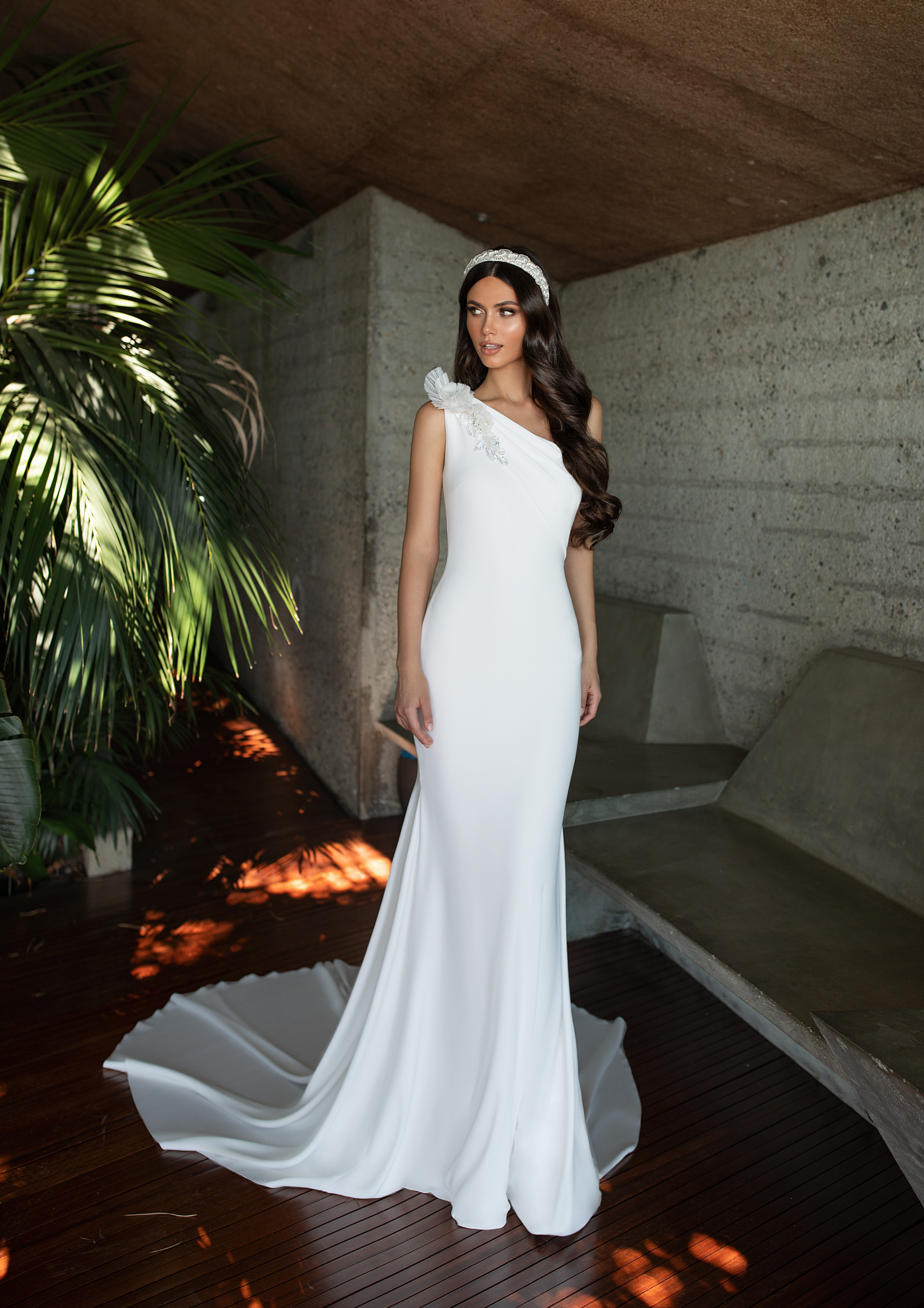 Vestido de noiva modelo Raines da coleção Pronovias 2021 Cruise Collection
