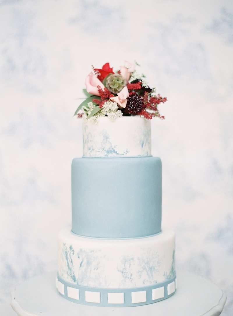 Inspiração para bolos de casamento simples, mas fabulosos! | Créditos: Marissa Lambert Photography
