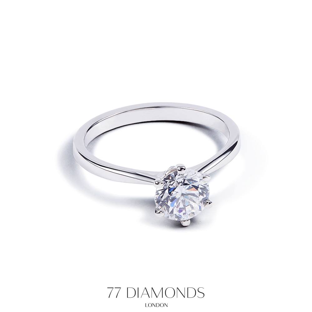 Anel de noivado 77 Diamonds
