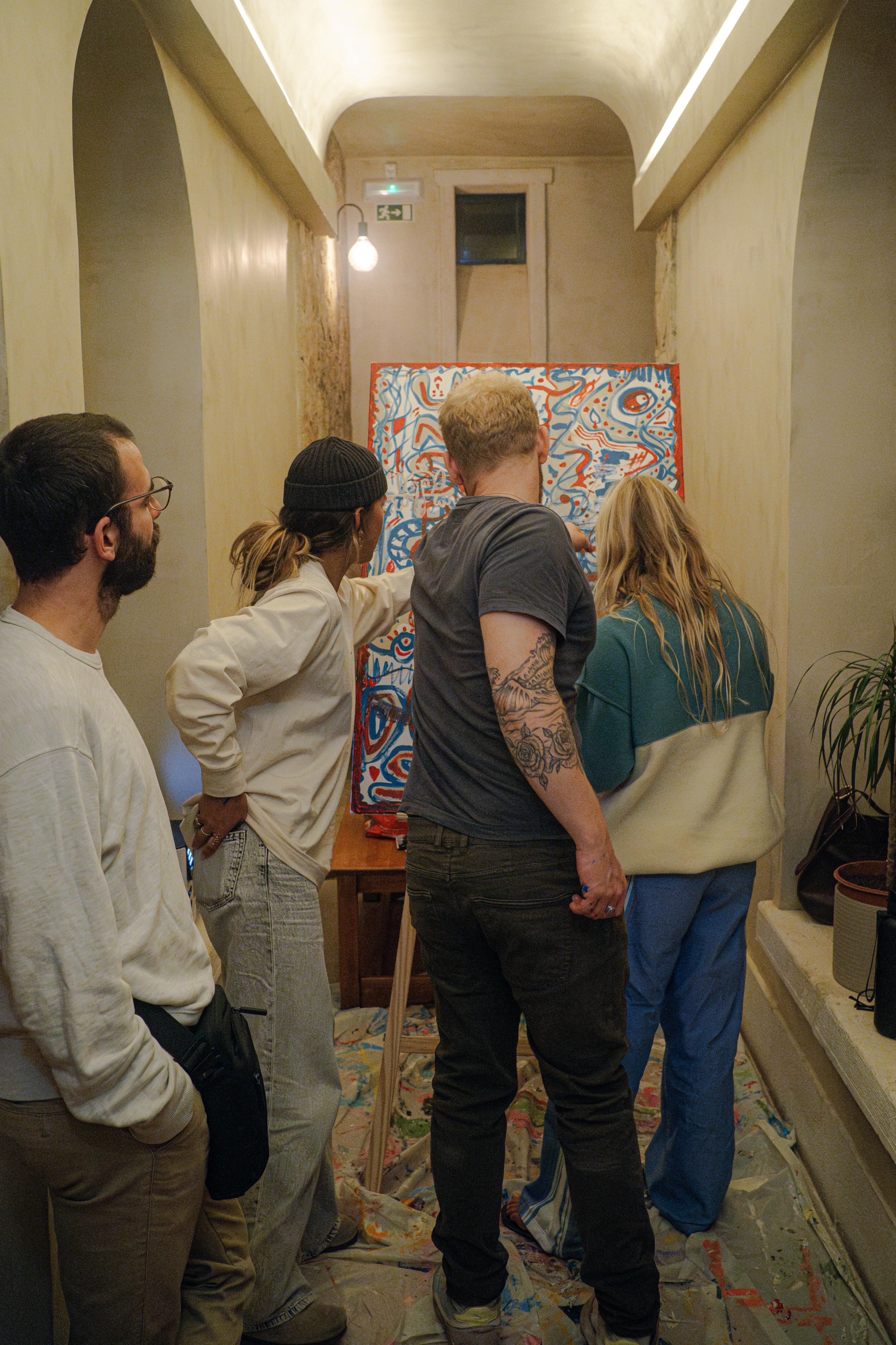 Jamie Berg: Co-created Wedding Artwork