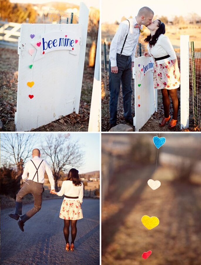 Sesión de fotos pre boda inspirada en San Valentín - Foto Jodi Miller Photography Sesión de fotos pre boda inspirada en San Valentín - Foto Jodi Miller Photography