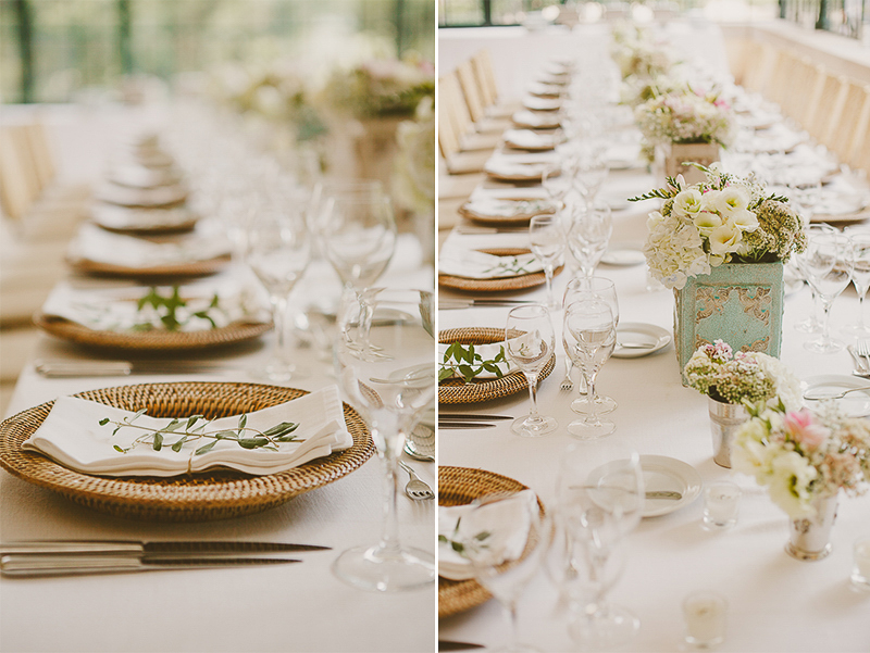 decoração mesa de casamento