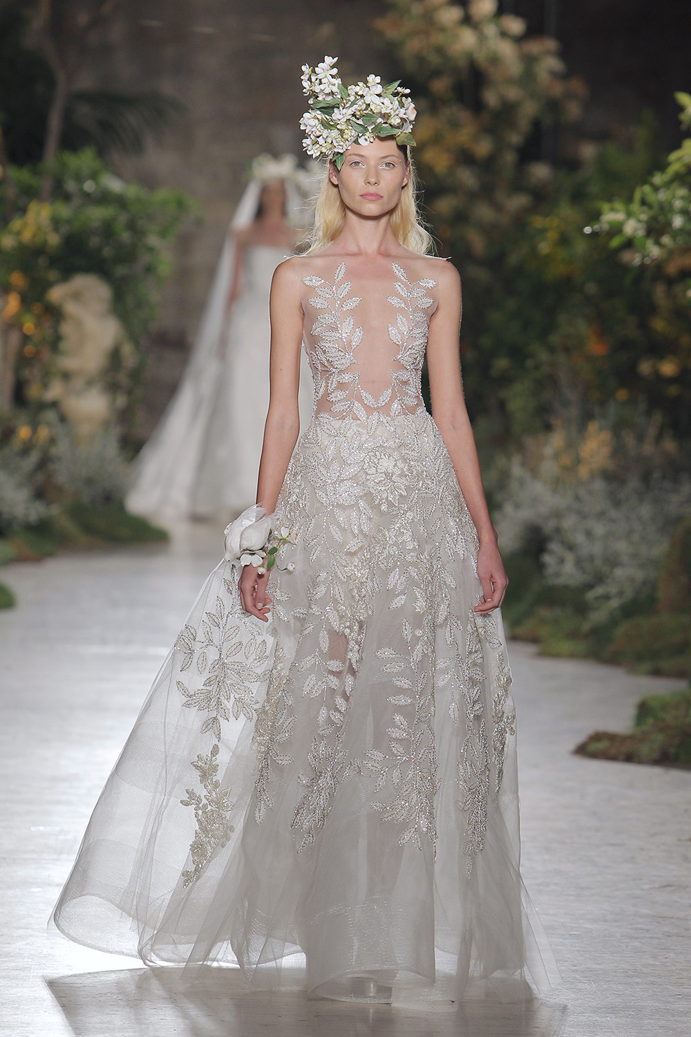 Reem Acra. Créditos: Barcelona Bridal Fashion Week