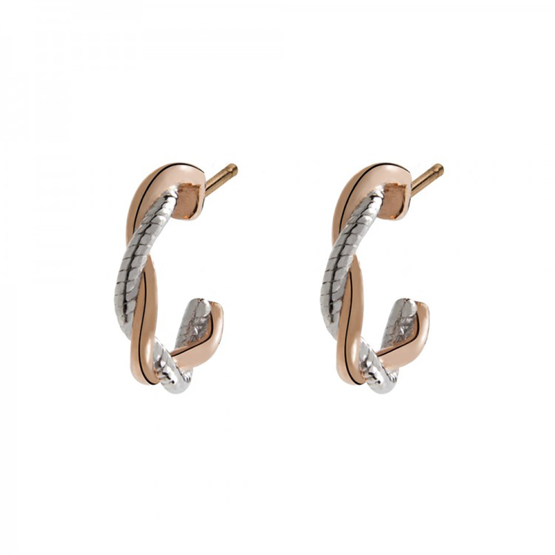 Argolas em prata e ouro rosa. Créditos: Aristocrazy