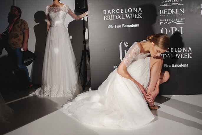 Backstage Barcelona Bridal Week 2014