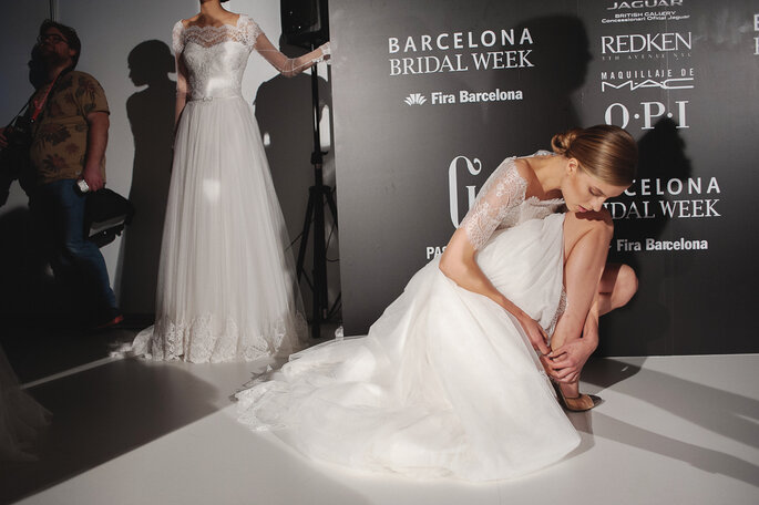 Backstage Barcelona Bridal Week 2014 Backstage Barcelona Bridal Week 2014