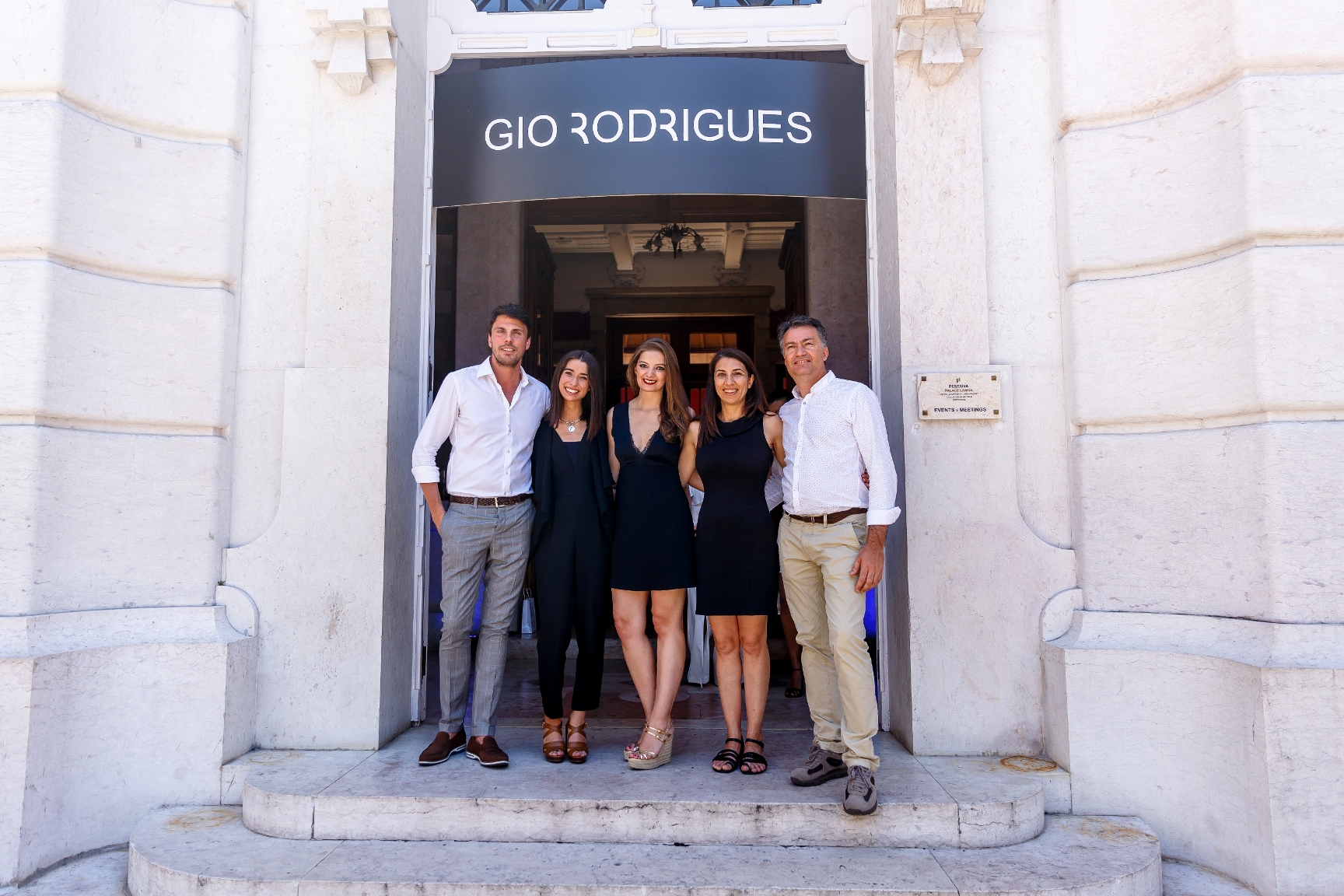 Equipa II Breakfast Wedding Club: Gio Rodrigues, Filipa Martinez, Cristiana Simões, Cláudia Gameiro e Miguel Gameiro. Foto: Ludgi Fotógrafis