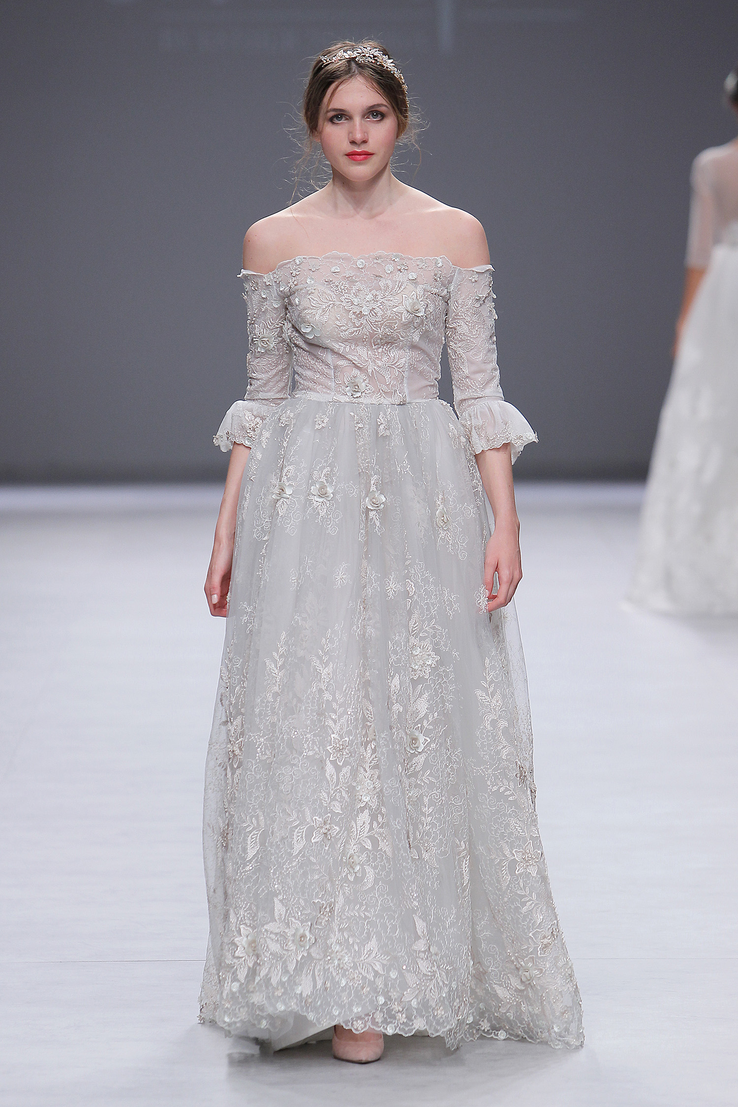 Esther Noriega. Credits: Barcelona Bridal Fashion Week