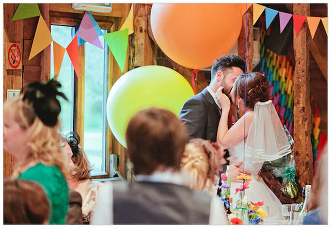 Una boda real con todos los colores de la alegría. Foto: We Heart Pictures Una boda real con todos los colores de la alegría. Foto: We Heart Pictures