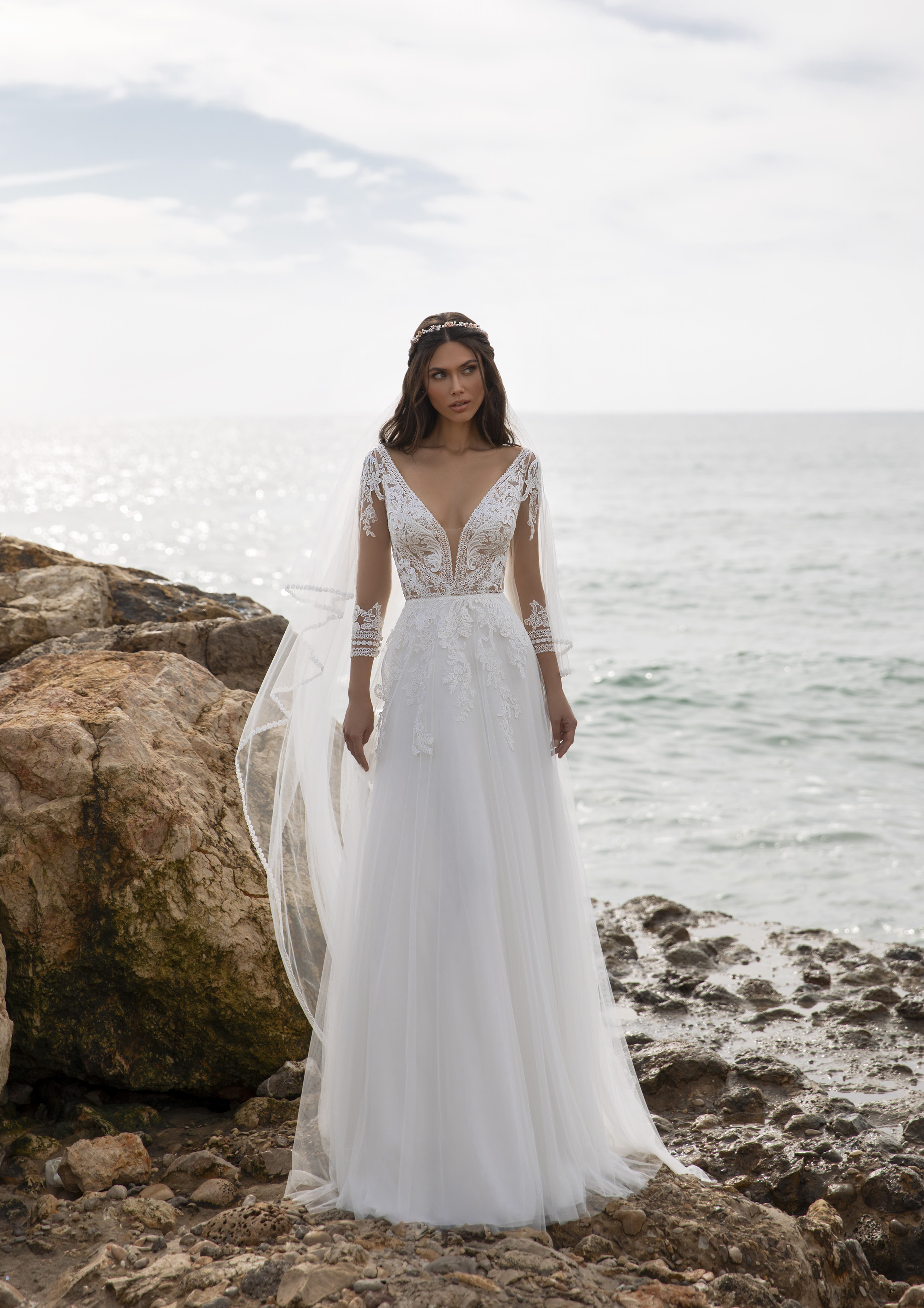 Vestido de noiva modelo Miller da coleção Pronovias 2021 Cruise Collection