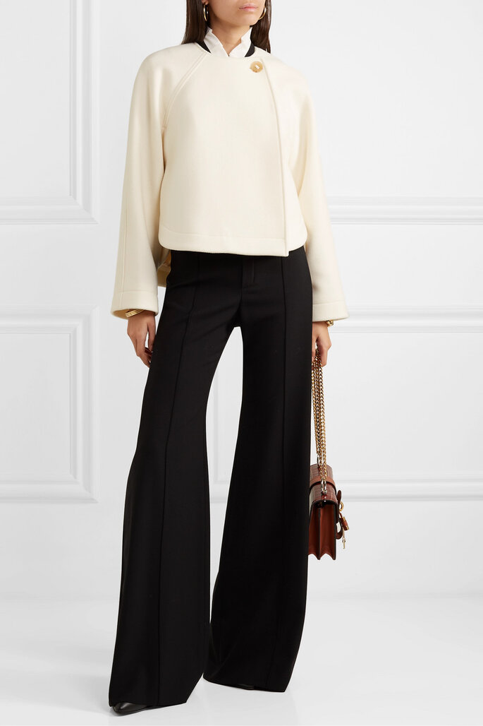 Casaco de Lã da Chloé via Net-a-Porter