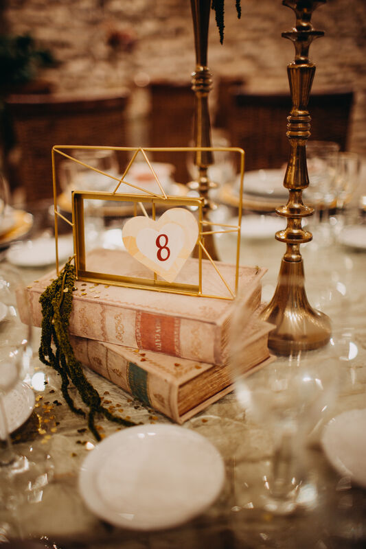 Decoração mesa de casamento