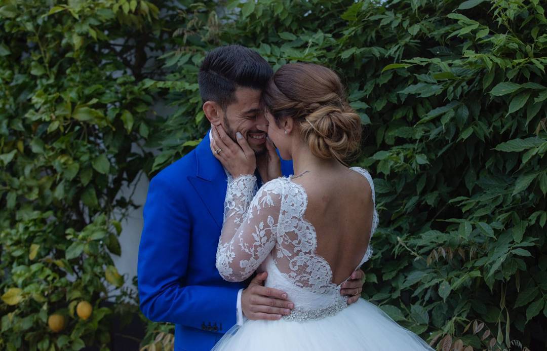Pizzi e e a namorada de longa data, Maria Luís Barros, casaram-se em junho.