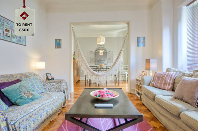 Para alugar, em Lisboa. Foto Homelovers