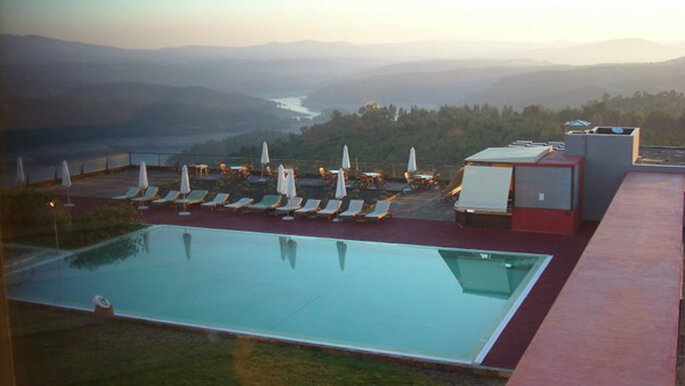 Piscina panorâmica do Hotel. Foto Hotel da Montanha
