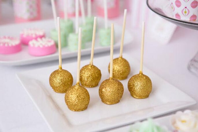 Faça da bola de espelhos inspiração para as suas criações gourmet. Foto Blog Party Wagon