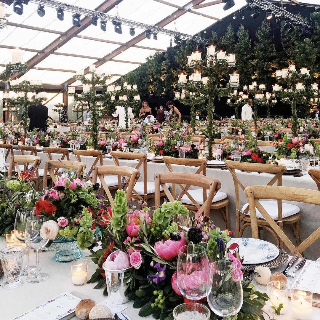 Decoração de casamento de Gabriela Palatchi e Ediz Elhadef.