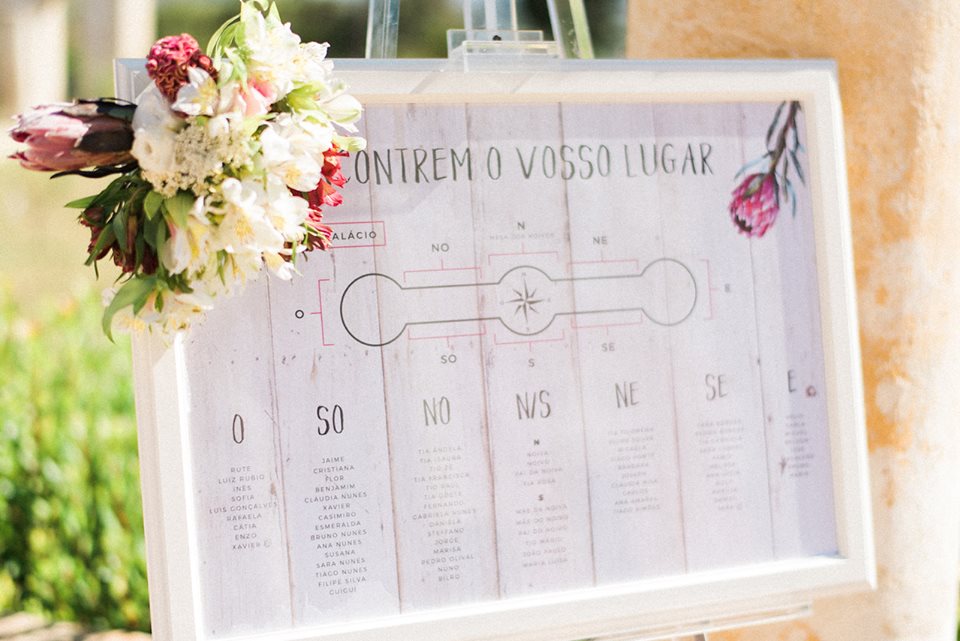 placard seating plan casamento original