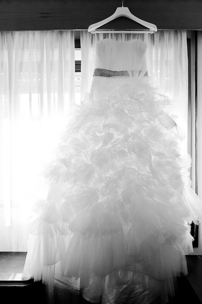 O vestido de noiva - Estúdio Fotografia NN