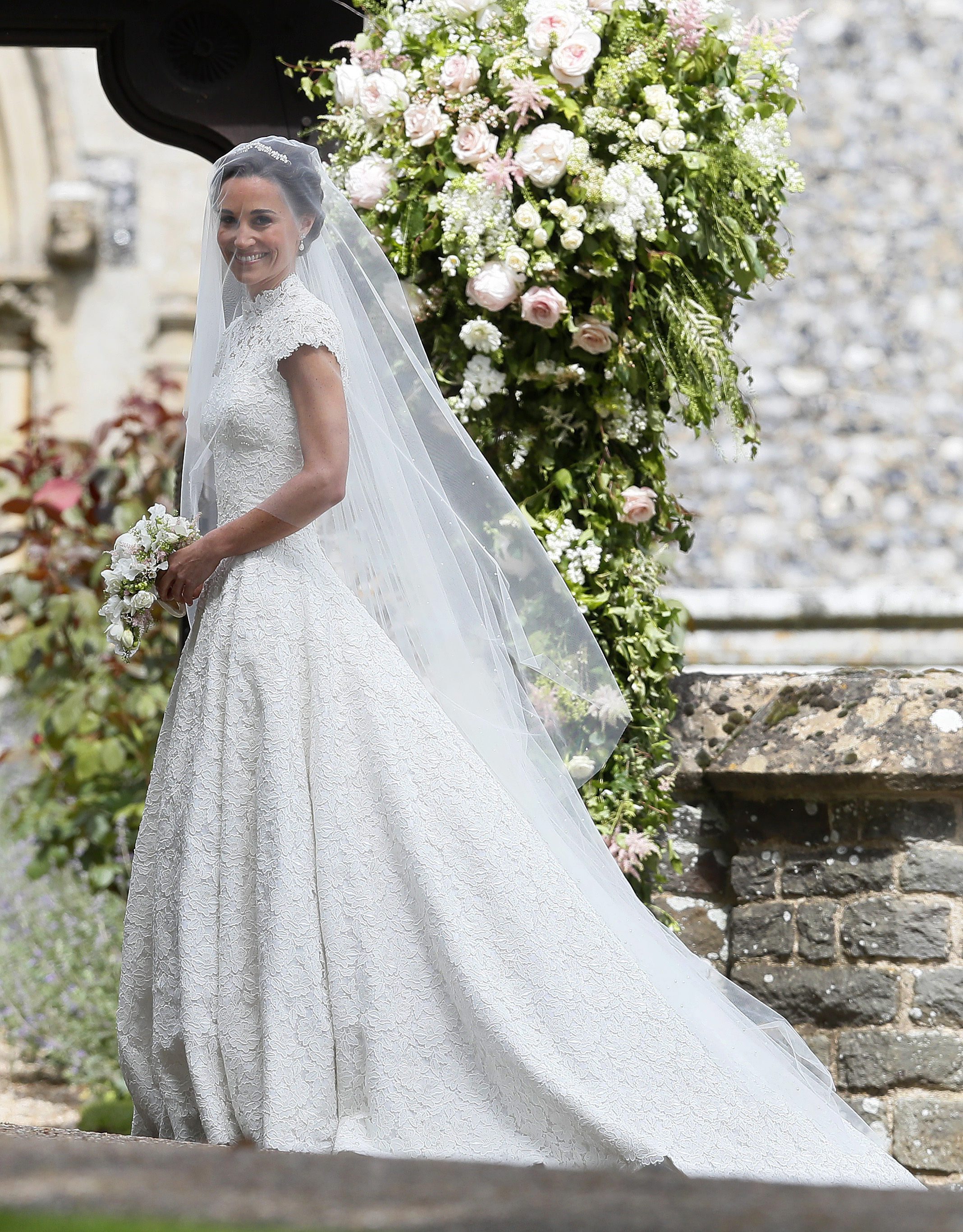 Vestido de novia de Pippa Middleton. 