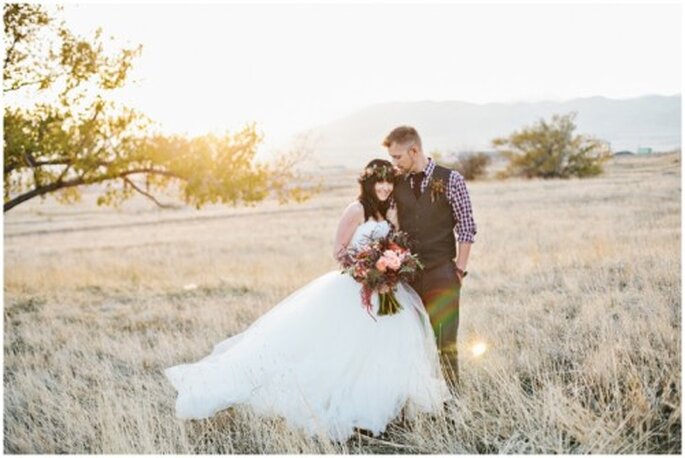 Sessão de fotos de casamento inspirada no Outono - Foto Alyssia B Photography