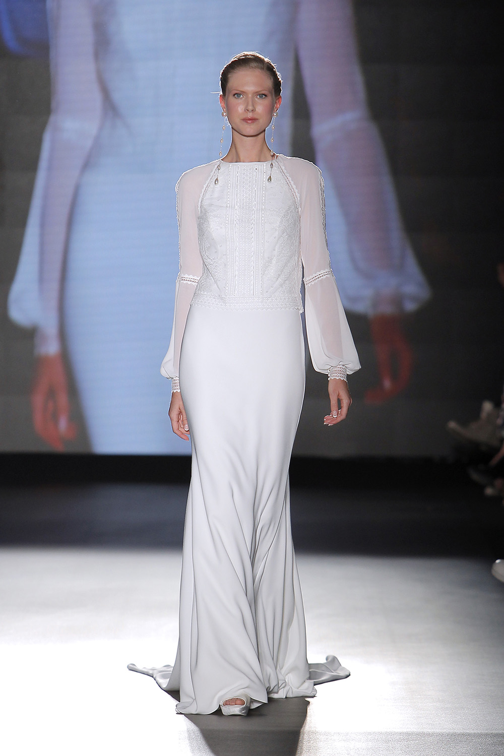 Rosa Clará. Créditos: Barcelona Bridal Fashion Week