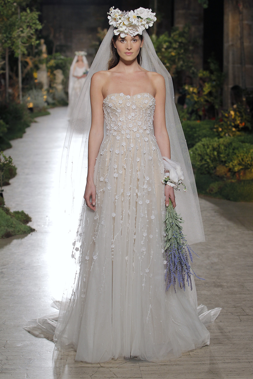 Reem Acra. Créditos: Barcelona Bridal Fashion Week