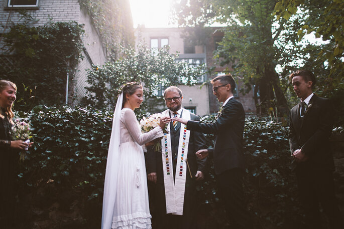 Un dulce casamiento íntimo con estilo vintage. Foto: Karen Kristian Photographer Un dulce casamiento íntimo con estilo vintage. Foto: Karen Kristian Photographer