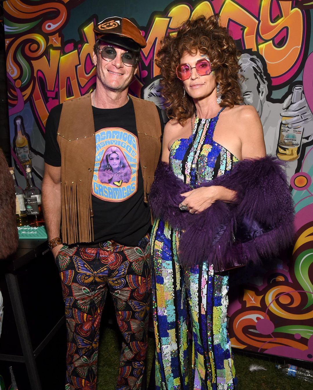 Cindy Crawford e o marido Rande Gerber. Foto IG @cindycrawford