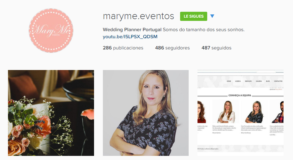 Instagram maryme Eventos