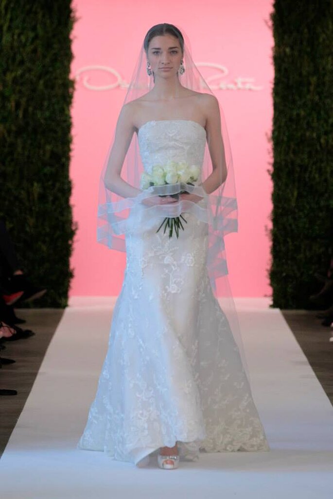 Foto: Colecção de Primavera de 2015 de Óscar de la Renta na NY Bridal Week