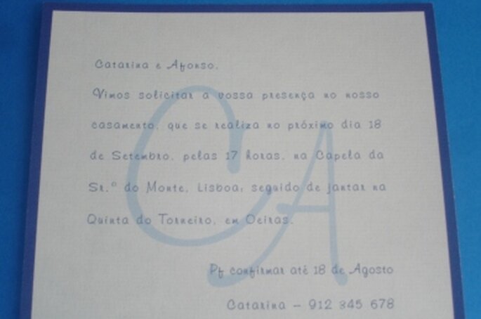 Convites de Casamento Clássicos
