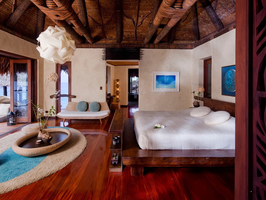 Se Laucala Island não for o paraíso, nada mais pode ser. O preço? Cerca de 3700 euros por noite. Foto: Laucala Island Resort