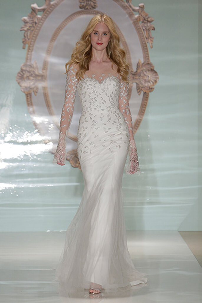 Colecção de Verão de Noivas 2015 de Reem Acra na NY Bridal Week. Foto: Getty.