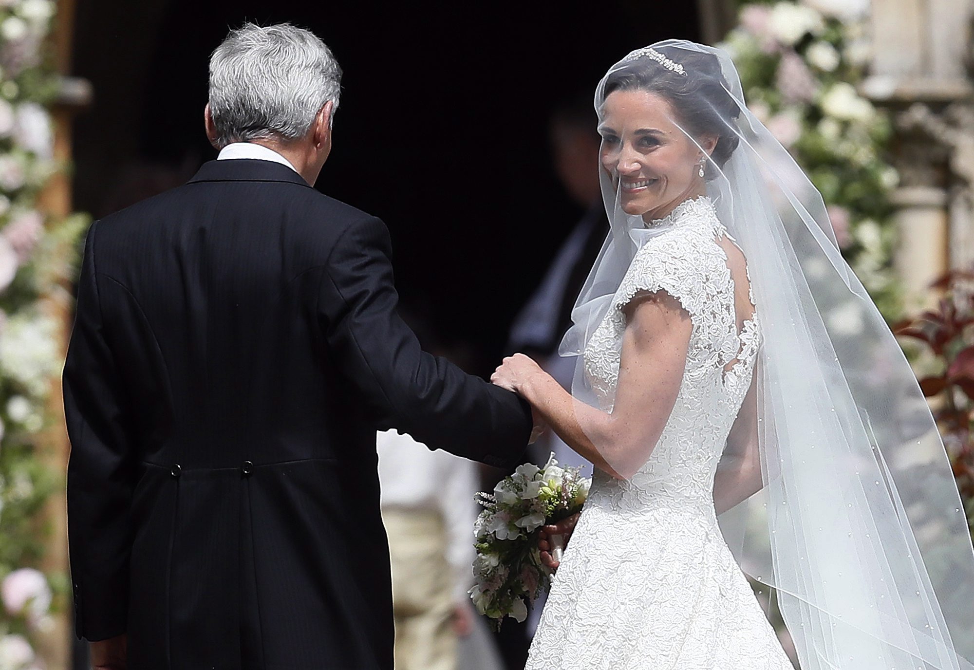 Vestido de novia de Pippa Middleton. 