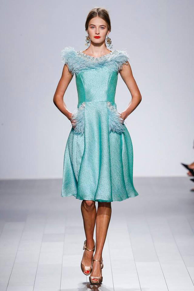 New York Fashion Week S/S 2018. Créditos: Badgley Mischka