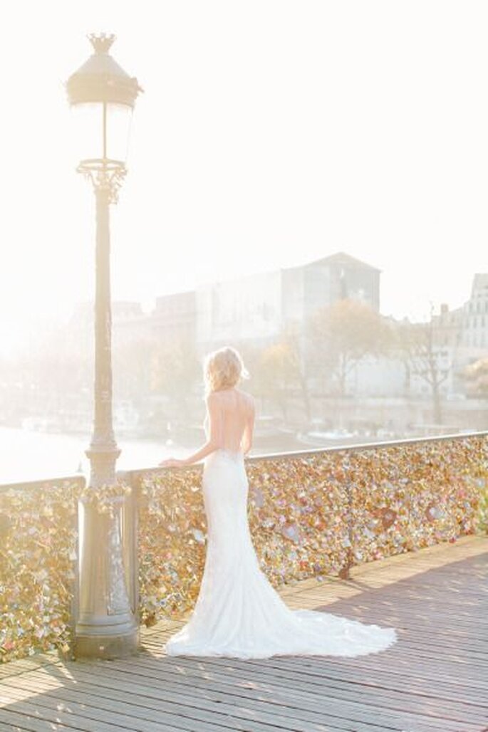 A Pont des Arts está repleta de declarações de amor.