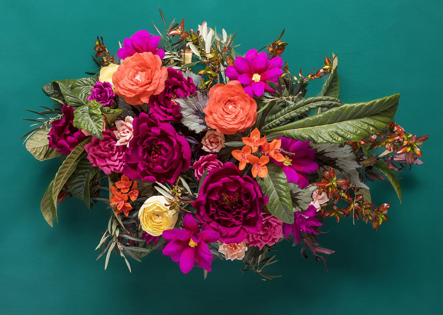 Flores de Papel. Decoração de casamento sustentavel