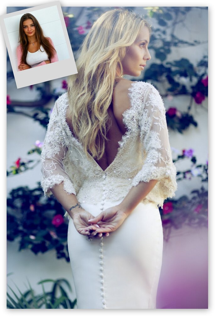 Gostaria de casar numa época em que nem o frio, nem o calor pudessem incomodar noivos, nem convidados. Por isso, o meu vestido ideal seria este modelo do Atelier Gio Rodrigues. Um corte sereia com renda nas mangas que lhe dá o toque elegante e sensual que me fez estar in love! Adoro todos os modelos da colecção mas este foi o que me chamou especialmente a atenção e seria certamente a minha escolha!
Vestido de noiva de Atelier Gio Rodrigues 2015. Credits: Gio Rodrigues
