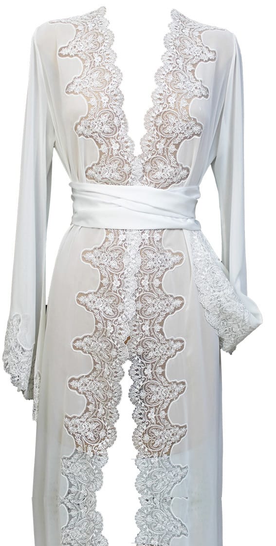 Heritage Robe Branco da Dama de Copas